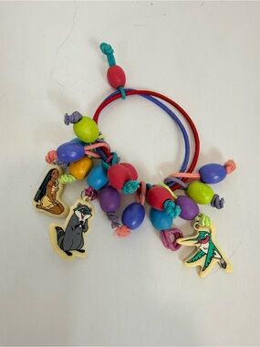 VTG Goody Disney Pocahontas Charm Ponytail Holders Twist 1995